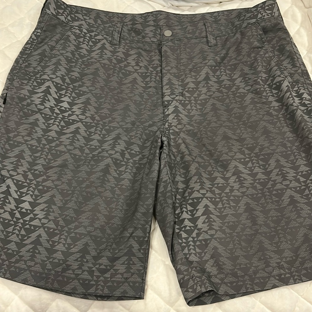 Men’s Alpine shorts in gray alpine design size 38